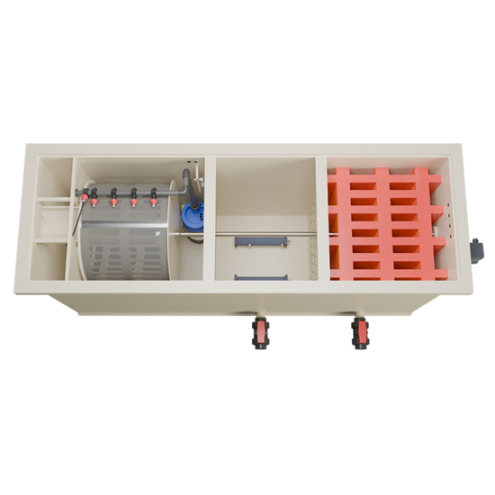 Aquaking Inline Combi 30/35 Filter Red Label Excl. Filtermateriaal - Aquaking