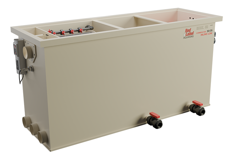 Aquaking Inline Combi 30/35 Filter Red Label Incl. Filtermateriaal - Aquaking afbeelding