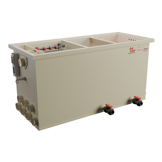 Aquaking Inline Combi 50/55 Filter Red Label Excl. Filtermateriaal - Aquaking