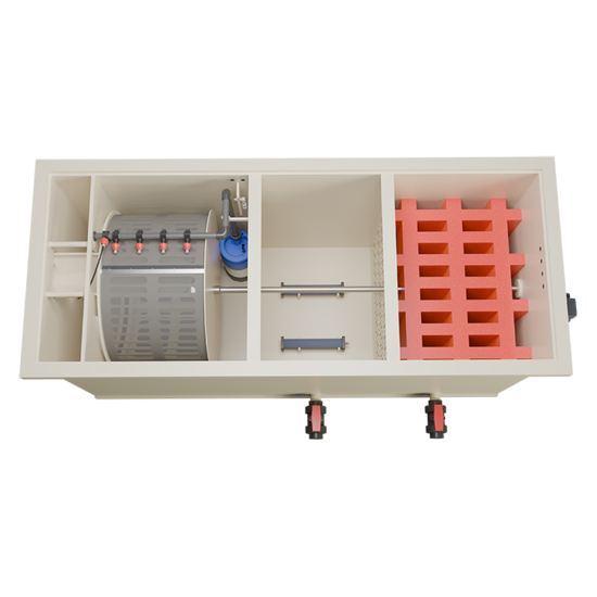 Aquaking Inline Combi 50/55 Filter Red Label Excl. Filtermateriaal - Aquaking