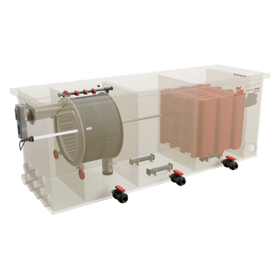Aquaking Pro Combi 50/55 Filter XL Red Label Incl. Filtermateriaal - Aquaking