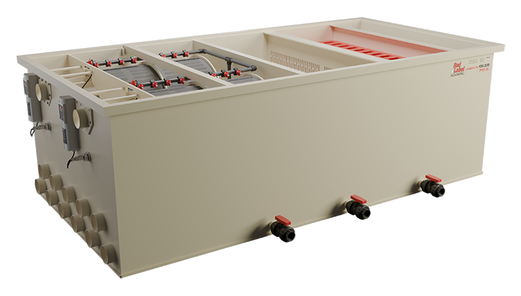 Aquaking Pro Combi 100/200 Filter XL Red Label Incl. Filtermateriaal - Aquaking afbeelding