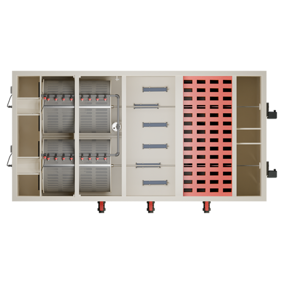 Aquaking Pro Combi 100/200 Filter XL Red Label Incl. Filtermateriaal - Aquaking