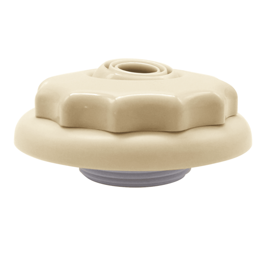 Weltico Nozzle, zand, Ø 15, 20,5 en 26 mm x 1½” M voor Weltico inlaatfitting Elegance, inclusief sierflens zand - Weltico