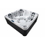 Wellness Tub Infinity Spa 002- Energiezuinige en Luxe 5-Persoons Jacuzzi - Zwart