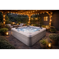 Wellness Tub Infinity Spa 002- Energiezuinige en Luxe 5-Persoons Jacuzzi - Grijs
