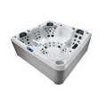 Wellness Tub Infinity Spa 002- Energiezuinige en Luxe 5-Persoons Jacuzzi - Grijs