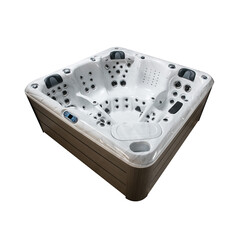 Infinity Spa 002 Donkergrijs - 5-Persoons Jacuzzi - Wellness Tub
