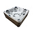 Wellness Tub Infinity Spa 002 Donkergrijs - 5-Persoons Jacuzzi - Wellness Tub