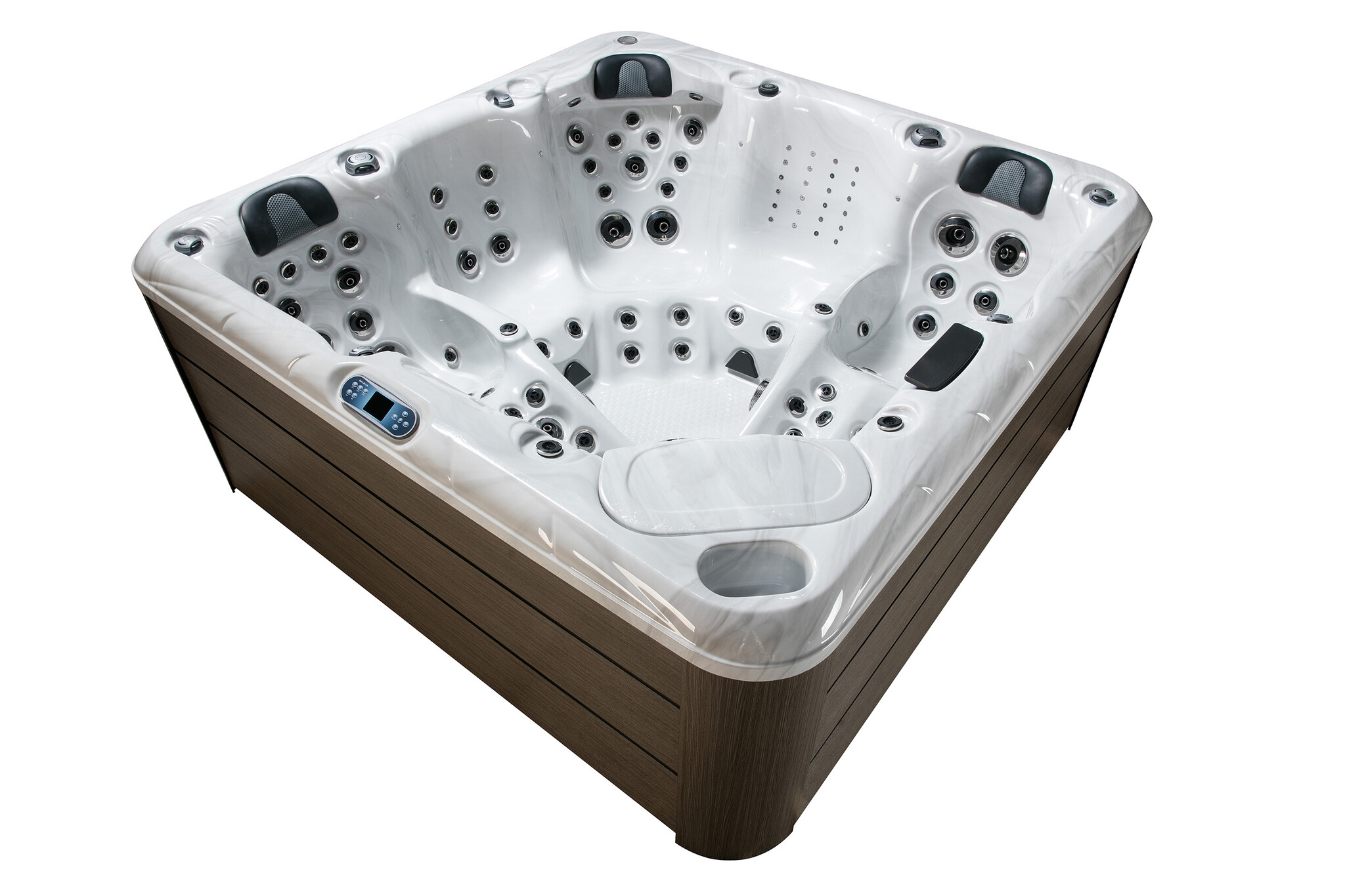 Wellness Tub Infinity Spa 002 Donkergrijs - 5-Persoons Jacuzzi - Wellness Tub afbeelding