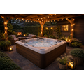 Wellness Tub Infinity Spa 002- Energiezuinige en Luxe 5-Persoons Jacuzzi - Donkergrijs