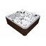 Wellness Tub Infinity Spa 003 – Luxe en Krachtige 6-Persoons Jacuzzi met 107 Jets – Bruin