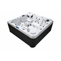 Wellness Tub Infinity Spa 003 – Luxe en Krachtige 6-Persoons Jacuzzi met 107 Jets – Zwart