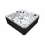 Wellness Tub Infinity Spa 003 – Luxe en Krachtige 6-Persoons Jacuzzi met 107 Jets – Zwart
