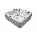 Wellness Tub Infinity Spa 003 – Luxe en Krachtige 6-Persoons Jacuzzi met 107 Jets – Grijs