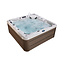 Wellness Tub Infinity Spa 004 – Luxe en Professionele 5-Persoons Jacuzzi met 76 Jets – Donkergrijs