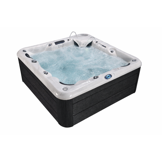 Wellness Tub Infinity Spa 004 – Luxe en Professionele 5-Persoons Jacuzzi met 76 Jets – Zwart