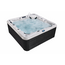 Wellness Tub Infinity Spa 004 – Luxe en Professionele 5-Persoons Jacuzzi met 76 Jets – Zwart