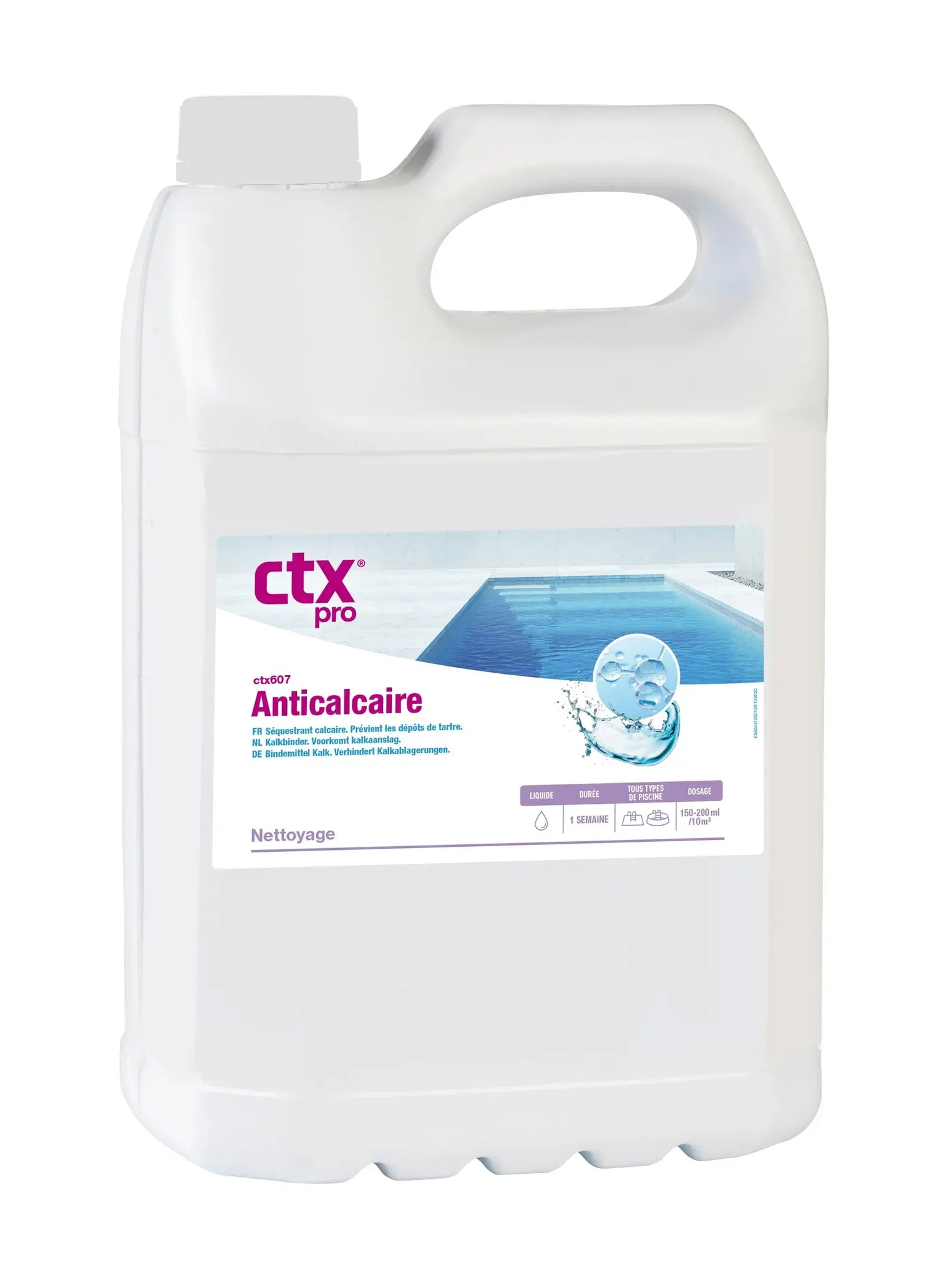 CTX Antikalk 607 voor zwembaden 5l - CTX afbeelding