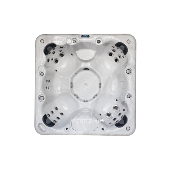 Wellness Tub Infinity Spa 005 – Luxe 7-Persoons Jacuzzi met 59 Jets en Balboa Besturing – Bruin