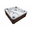 Wellness Tub Infinity Spa 005 – Luxe 7-Persoons Jacuzzi met 59 Jets en Balboa Besturing – Bruin