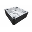 Wellness Tub Infinity Spa 005 – Luxe 7-Persoons Jacuzzi met 59 Jets en Balboa Besturing – Dark grey