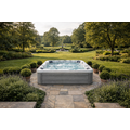Wellness Tub Infinity Spa 005 – Luxe 7-Persoons Jacuzzi met 59 Jets en Balboa Besturing – Light Grey