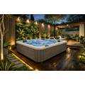 Wellness Tub Ultimate ECO Spa 001 Teak - 3-Persoons Jacuzzi - Wellness Tub