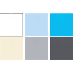 Liner op maat Celcius 0,75 mm – vorm A – effen kleur - Afmeting 3x5x1,50