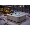 Wellness Tub Ultimate ECO Spa 004 - Energiezuinige en Luxe 6-Persoons Jacuzzi - Light Grey
