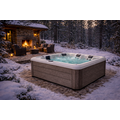 Wellness Tub Ultimate ECO Spa 004 - Energiezuinige en Luxe 6-Persoons Jacuzzi - Teak