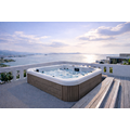 Wellness Tub Ultimate ECO Spa 005 - Energiezuinige en Luxe 7-Persoons Jacuzzi - Teak