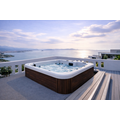 Wellness Tub Ultimate ECO Spa 005 - Energiezuinige en Luxe 7-Persoons Jacuzzi - Brown
