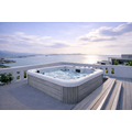 Wellness Tub Ultimate ECO Spa 005 Light Grey - 4-Persoons Jacuzzi - Wellness Tub