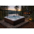 Wellness Tub Infinity Spa 001- Energiezuinige en Luxe 6-Persoons Jacuzzi - Brown