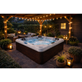Wellness Tub Infinity Spa 002- Energiezuinige en Luxe 5-Persoons Jacuzzi - Brown