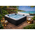 Wellness Tub Infinity Spa 003 – Luxe en Krachtige 6-Persoons Jacuzzi met 107 Jets – Dark Grey