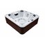 Wellness Tub Infinity Spa 006 - Luxe en Energiezuinige 3-Persoons Jacuzzi - Brown