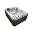 Wellness Tub Infinity Spa 006 - Luxe en Energiezuinige 3-Persoons Jacuzzi - Teak