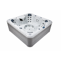Wellness Tub Infinity Spa 006 - Luxe en Energiezuinige 3-Persoons Jacuzzi - Light Grey