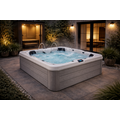 Wellness Tub Infinity Spa 006 - Luxe en Energiezuinige 3-Persoons Jacuzzi - Light Grey