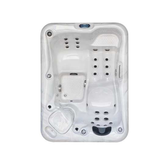 Wellness Tub Infinity Spa 007 – Luxe en Compacte 2-Persoons Jacuzzi – Teak