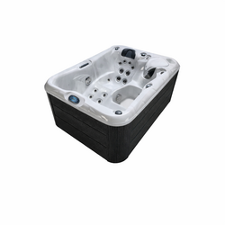 Infinity Spa 007 Dark Grey – 2-Persoons Jacuzzi – Wellness Tub
