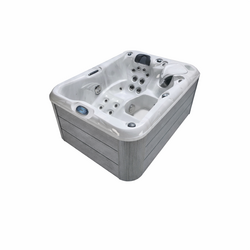 Infinity Spa 007 Light Grey – 2-Persoons Jacuzzi – Wellness Tub