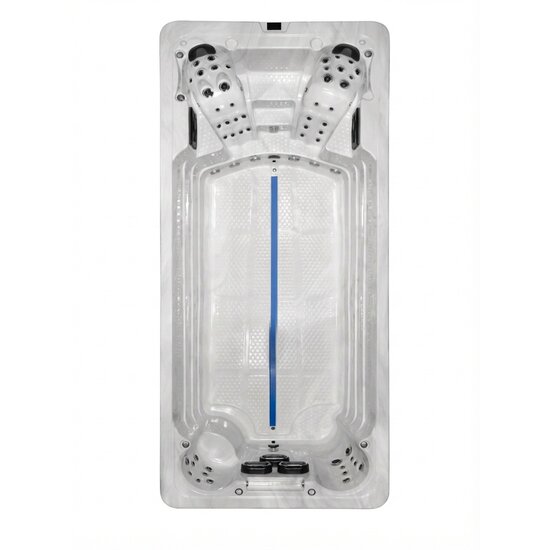 Wellness Tub Wellness Tub Infinity 500 Zwemspa - 5000×2300×1500 mm, tot 60 jets, 4 kleuropties