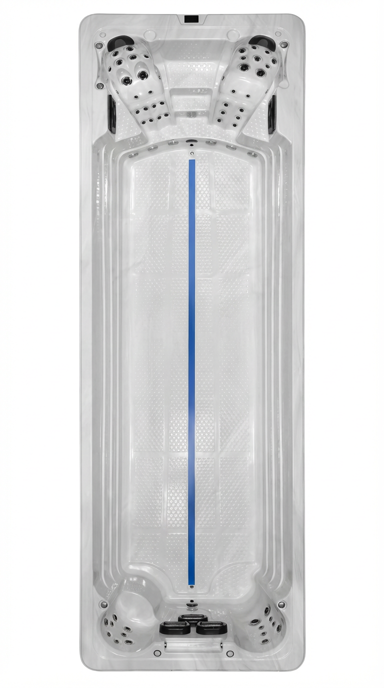 Wellness Tub Infinity 1000 Zwemspa -10000x2300x1600 mm - Wellness Tub