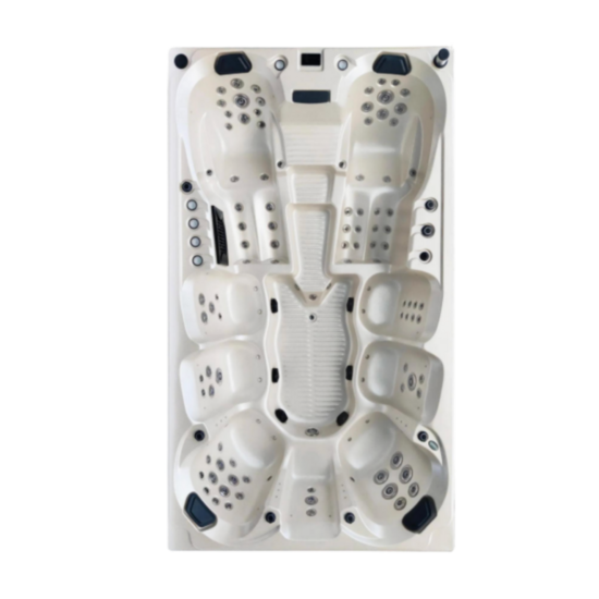 Wellness Tub Party Tub – Luxe 11-Persoons Jacuzzi voor Groepen en Vakantieaccommodaties