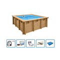 Interline  Interline Zwembad Bali 210 x 210 x 78 cm - inclusief pakket