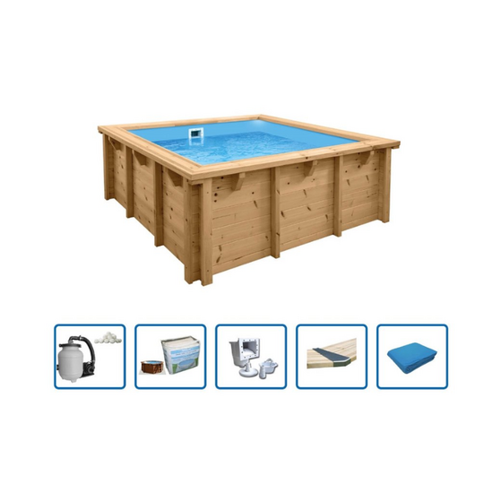 Interline  Interline Bali 2,10 x 2,10 - 78 cm - Inclusief Pakket