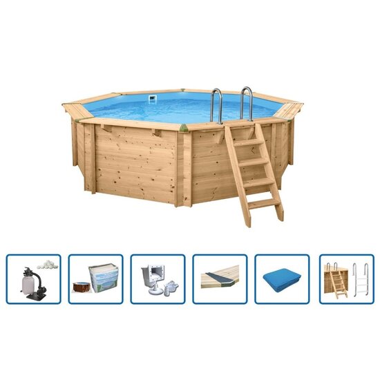 Interline  Zwembad Interline Bali rond 4,40m/1,36m - Inclusief pakket